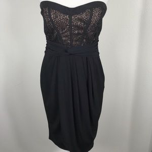 Black Strapless Jessica Simpson Dress